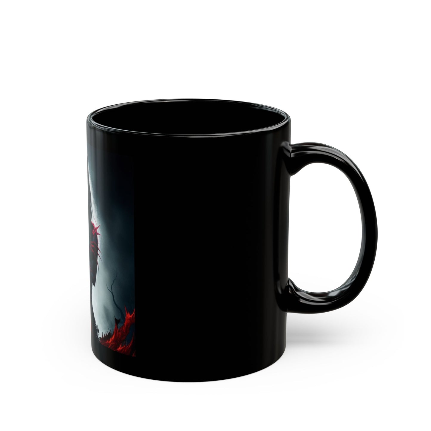 Gothic Dark Art Mug, Spooky Gift for Halloween, Witchcraft Coffee Cup, Occult Drinkware, Unique Gift for Her